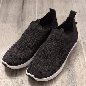 Tommy Bahama Black Knit Slip-On Sneakers